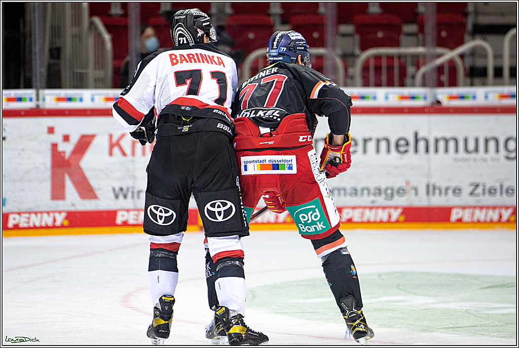 PENNY DEL; Duesseldorfer EG- Koelner Haie; Duesseldorf, 23.01.2022